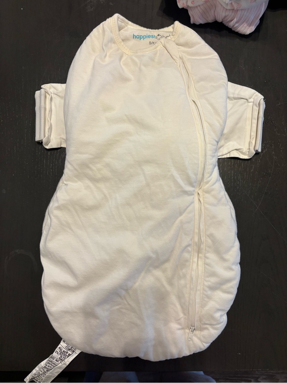 Happiest Baby White Infant Comforter Swaddle Sack